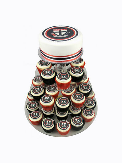 AFL Football Team Cake W Cupcakes
