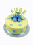 Baby Boots and Buttons Cake