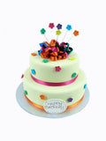 Funky Flowers Cake