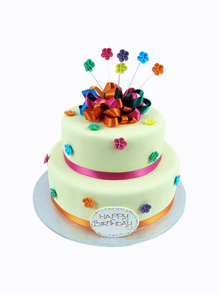 Funky Flowers Cake