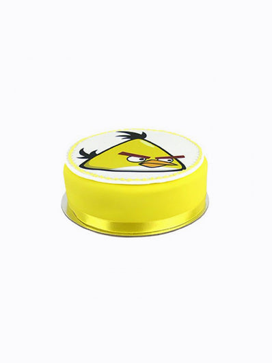 Angry Bird Yellow Bird Mud Cake - Small