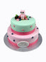 Owl in the flowers Cake