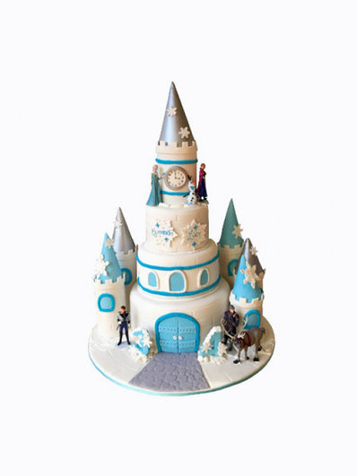 Frozen Castle Birthday Cake